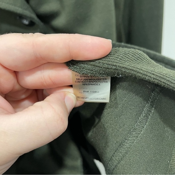 41 Hawthorn Londyn Knit Double Breasted Blazer Jacket Peacoat Medium Green - Picture 5 of 7